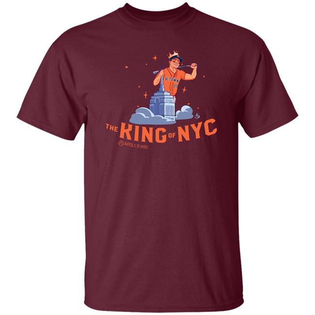 Apollohou Store The King Of Nyc Shirt Astros H-Town