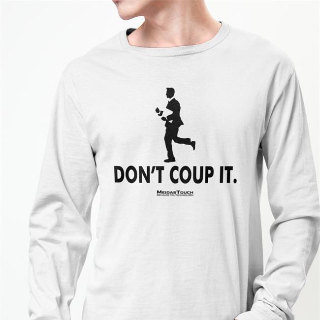 Hawley Running Don't Coup It T Shirt Meidastouch Merch