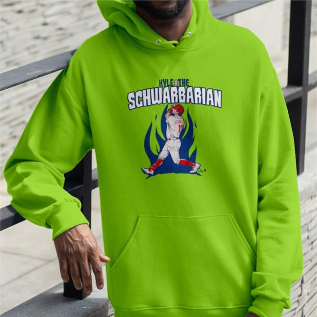 Breakingt Store Kyle The Schwarbarian Tee Shirt Alec Bohm Wearing Kyle The Schwarbarian Shirts