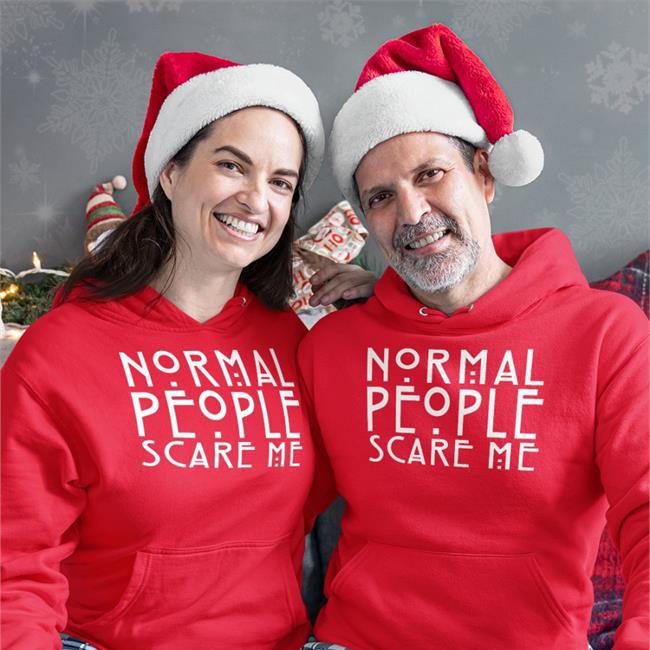 Normal People Scare Me Black Shirt