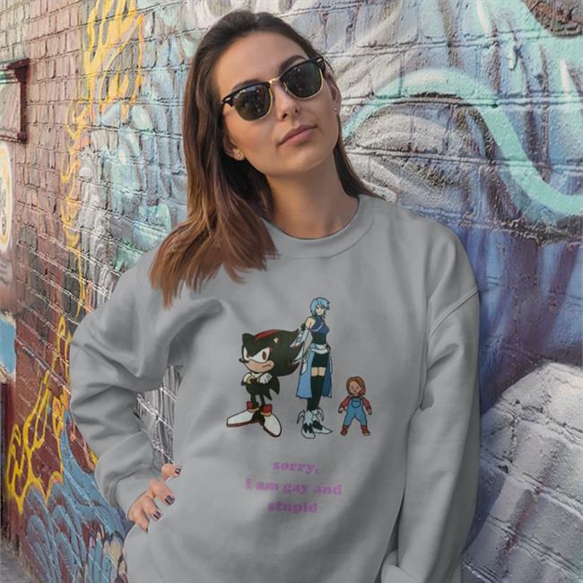 Shirts That Go Hard Sorry I'm Gay And Stupid Funny T Shirt