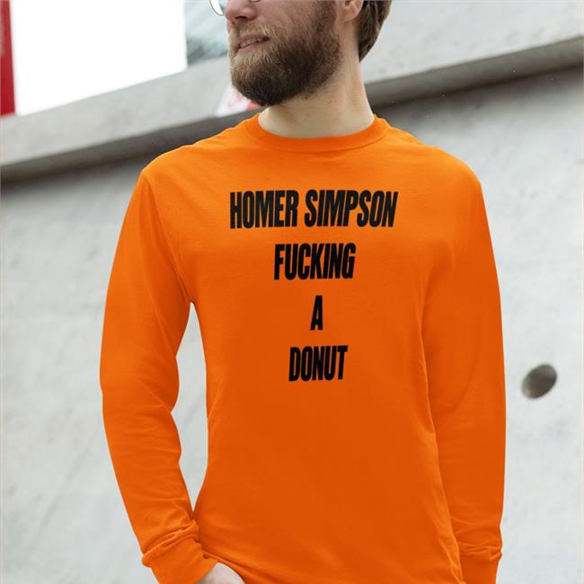 Homer Simpson Fucking A Donut T Shirts