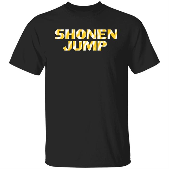 Shonen Jump Black Logo Shirt Shonen Jump Merch