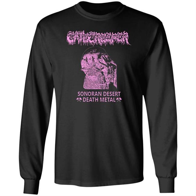 Gatecreeper Sonoran Desert Death Metal Long Sleeve Shirt Gatecreeper Store Death Metal Shirt