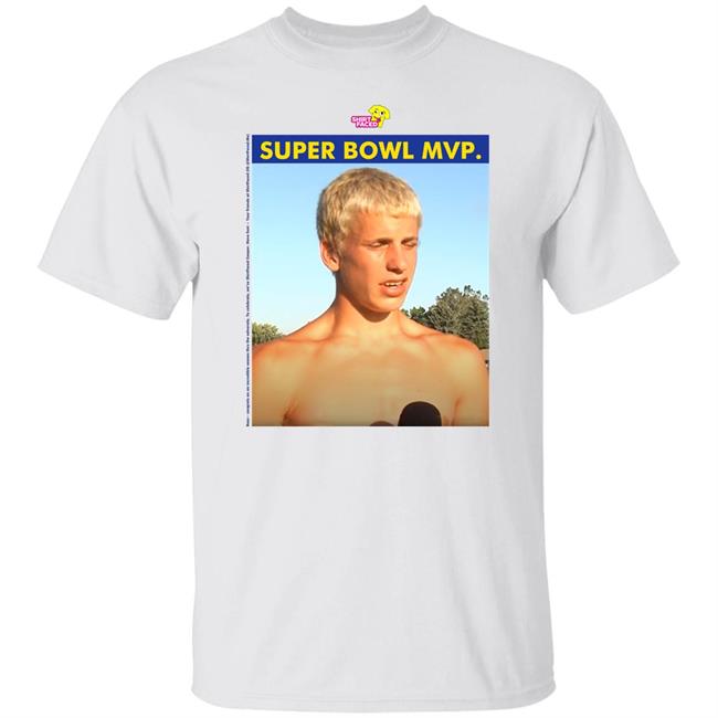 Andrew Whitworth Wearing Cooper Kupp Super Bowl Mvp Shirt Cooper Kupp’s High School Photo On His T-Shirt
