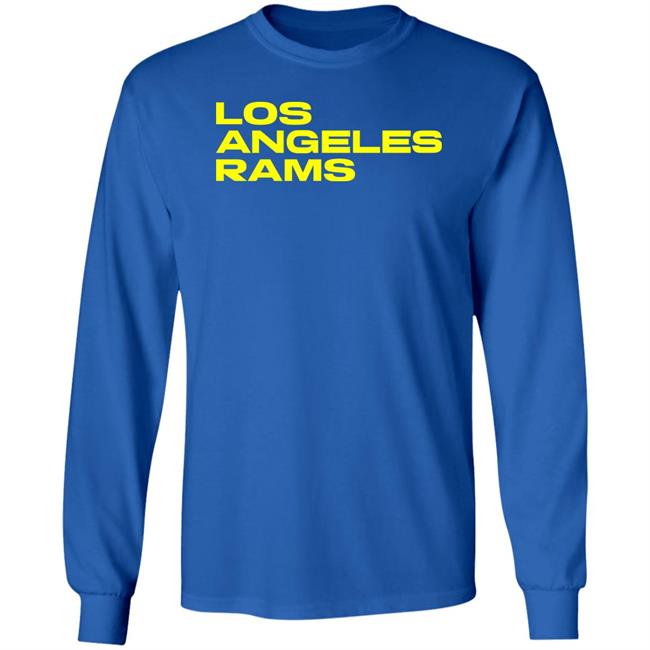 Los Angeles Rams Long Sleeve T Shirt Ramshouse