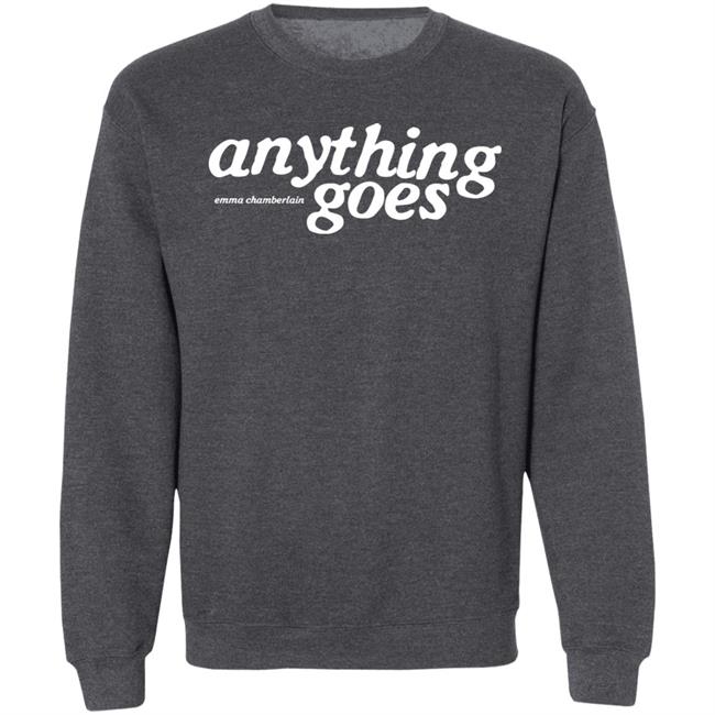 Anything Goes Emma Chamberlain Sweatshirt Emma Chamberlain Shop