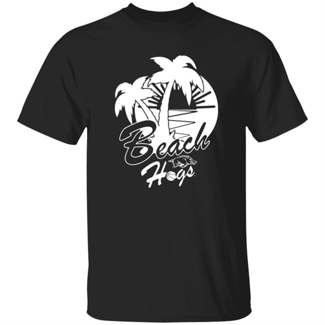 Beach Hogs Shirt Eric Musselman Beach Hogs Black Shirt Arkansas Razorback Sec Network