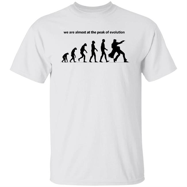 We Are Almost At The Peak Of Evolution Shirt Cursed Jojo