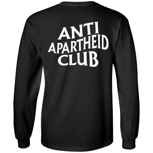 Paliroots Merch Anti Apartheid Club Long Sleeve Michael Malarkey