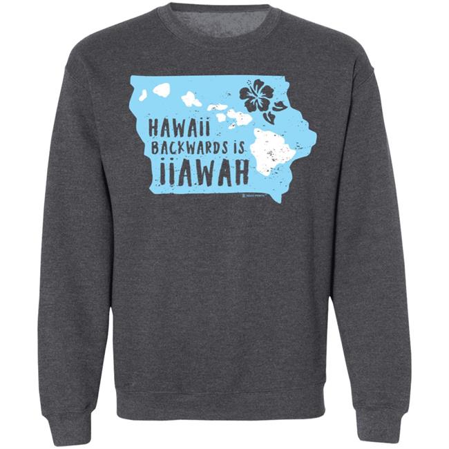 Jason Momoa Hawaii Backwards Is Iiawah Sweatshirt Bozzprints Store