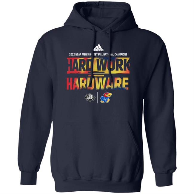 Kansas Jayhawks National Champions Hard Work Hardware Shirt Kansas Jayhawks National Champions Hard Work Hardware Shirt