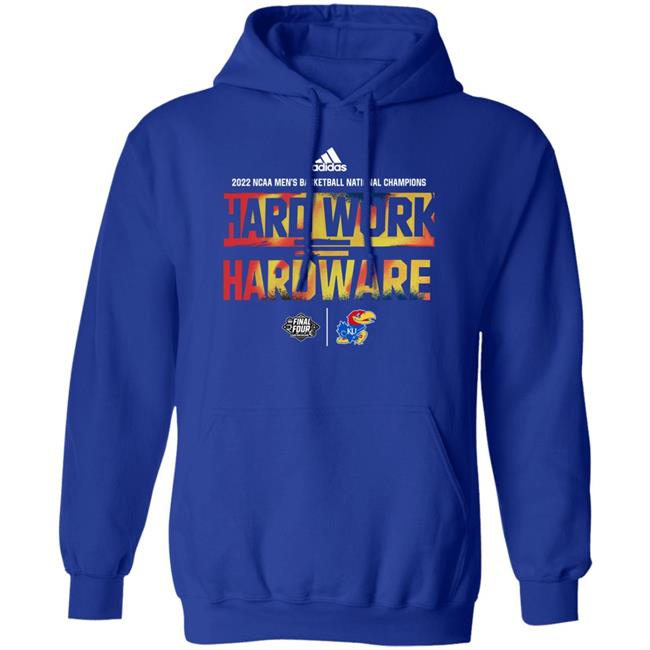 Kansas Jayhawks National Champions Hard Work Hardware Shirt Kansas Jayhawks National Champions Hard Work Hardware Shirt