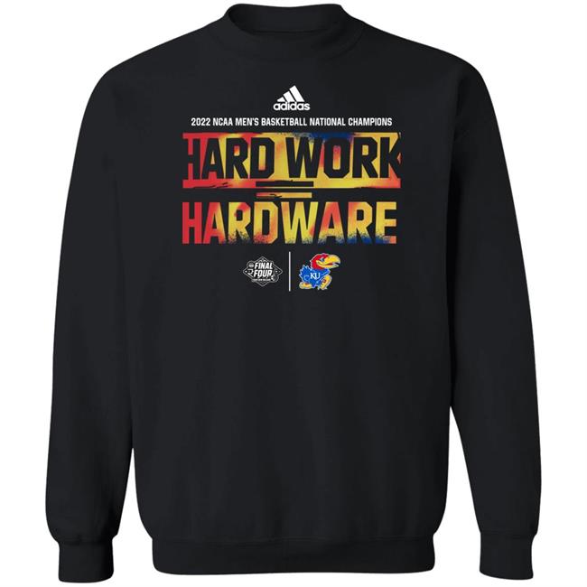Kansas Jayhawks National Champions Hard Work Hardware Shirt Kansas Jayhawks National Champions Hard Work Hardware Shirt