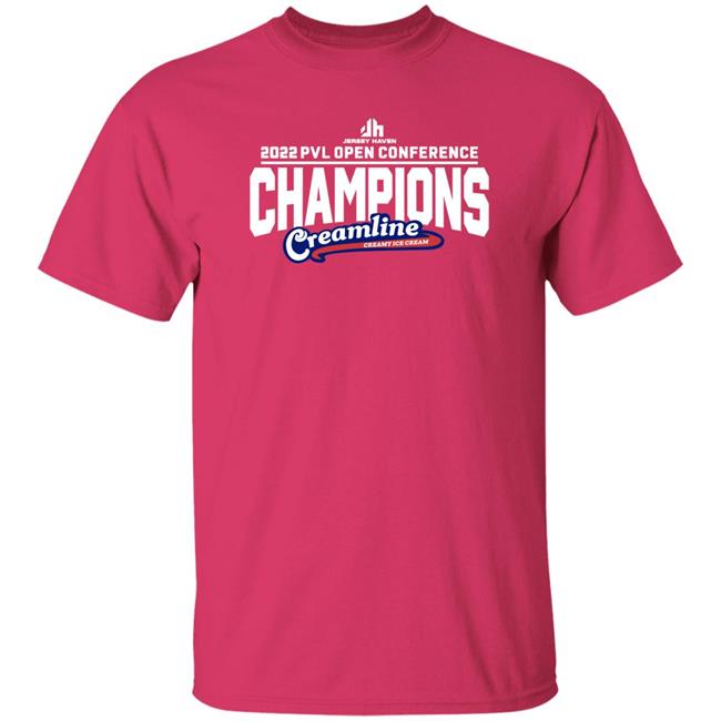 Alyssa 2022 Pvl Open Conference Champions Creamline Creamy Ice Cream Shirt Joey Villar