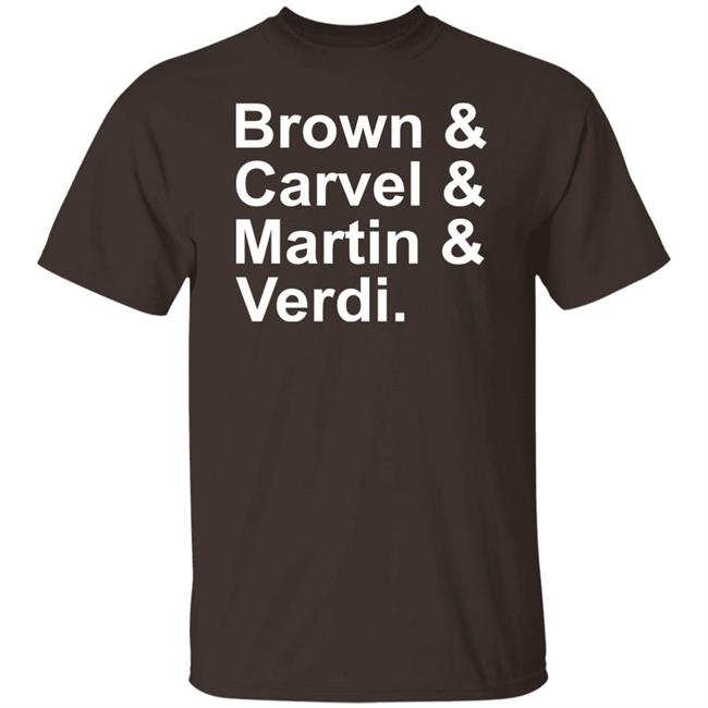 Brown Carvel Martin Verdi Shirt C Rooney