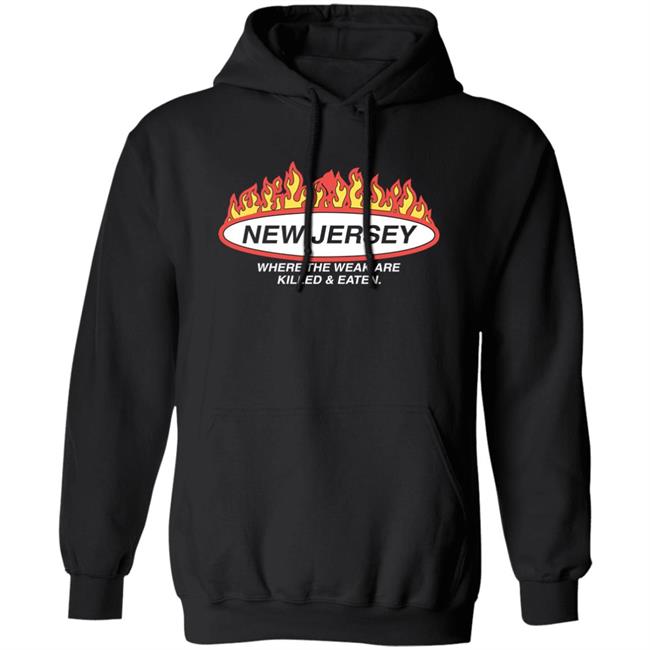 Vintage New Jersey Where The Weak Are Killed And Eaten Shirt