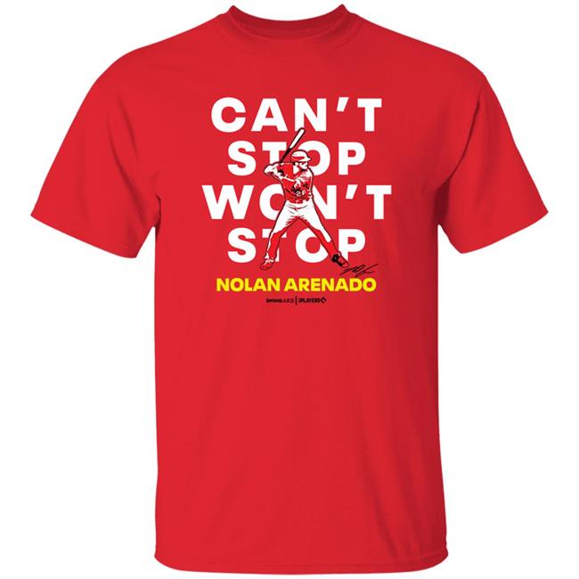 Ben Verlander Can't Stop Won't Stop Nolan Arenado Shirt Flippin' Bats Podcast