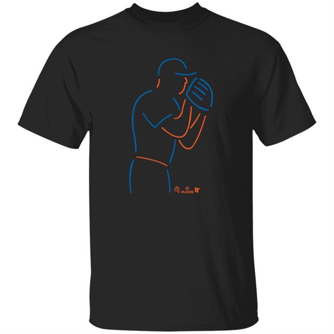 Athlete Logos Collection Jacob Degrom Neon Shirt Breakingt Merch