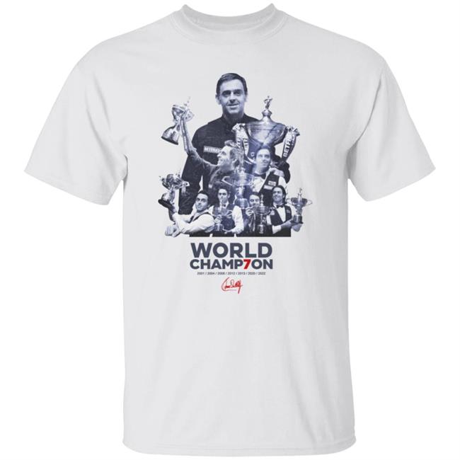 Ronnie O'sullivan Trophies World Champ7on Shirt Ronnieosullivanshop
