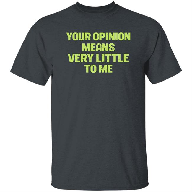 Your Opinion Means Very Little To Me Shirt Dave Of The Desert