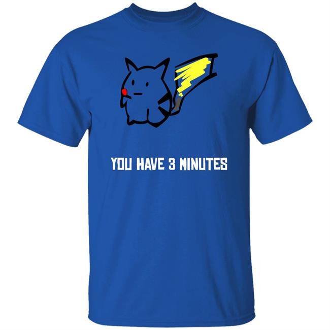 You Have 3 Minutes Shirt GamesCage Hype Guy