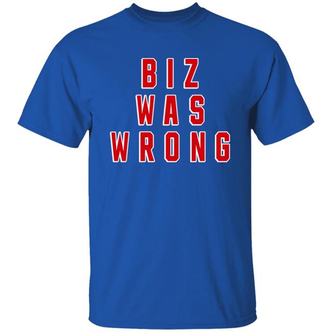 Avery Zaretsky Biz Was Wrong Tee Barstoolsports Store