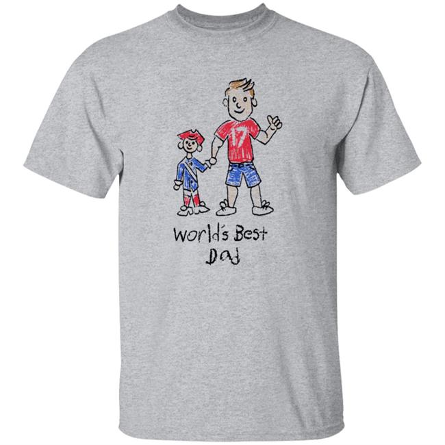 26 Shirts Merch Josh Allen World's Best Dad Shirt Buffalo Bills