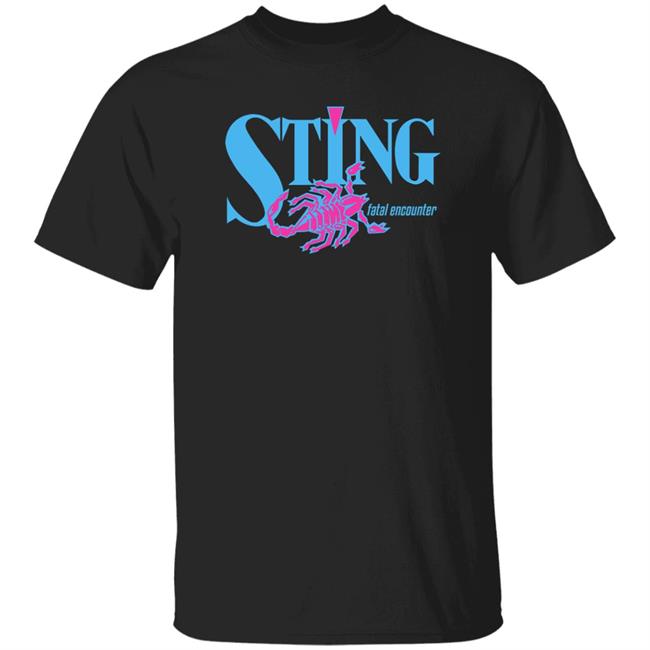 Wcw Worldwide Sting Fatal Encounter Shirt Wrassleshop Merch