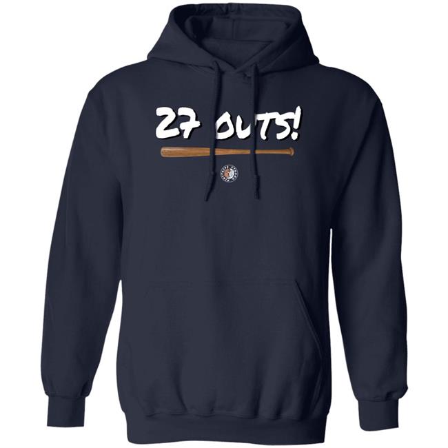 Joezmcfly 27 Outs Shirt Jomboy Media Merch Pinstripe Strong
