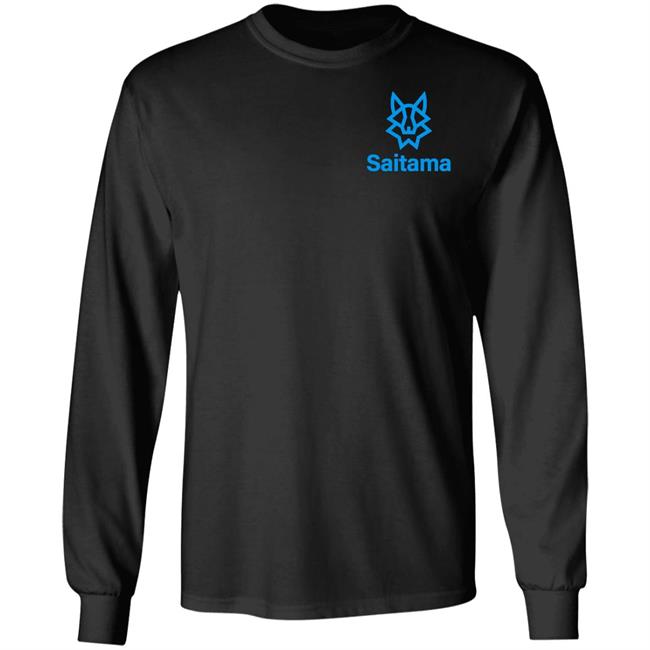 Saitama Mkay Blue Logo Long Sleeve T Shirt Saitamadubai Saitama New Logo Shirt