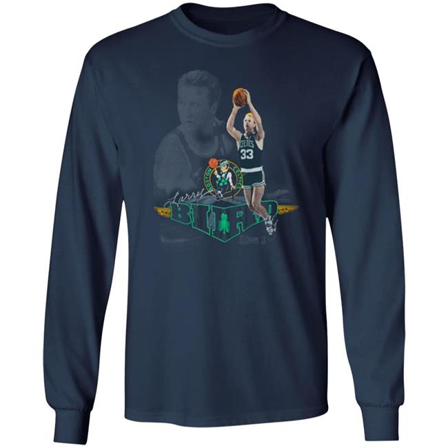 Jayson Tatum Larry Bird Boston Celtics Single Stitch shirt