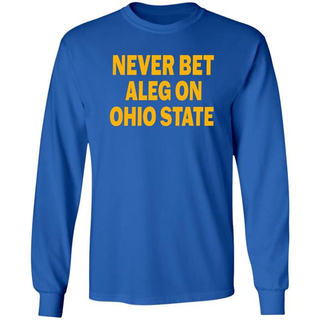 Jimmy Obertop Never Bet Aleg On Ohio State Shirt ParalympicIn