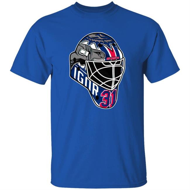 Webleedblue Merch Igor Mask Shirt New York Rangers Webleedblue Merch New York Rangers Igor Mask Shirt