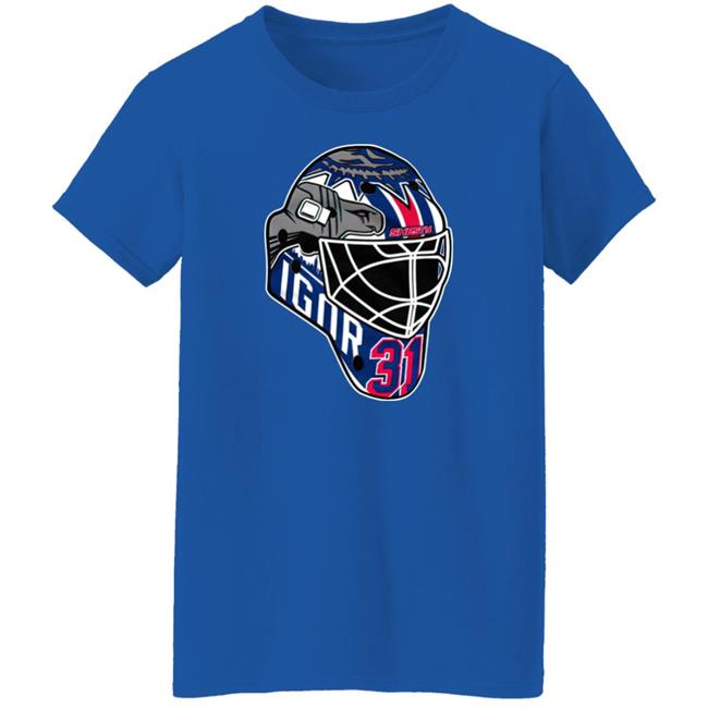 Webleedblue Merch Igor Mask Shirt New York Rangers Webleedblue Merch New York Rangers Igor Mask Shirt