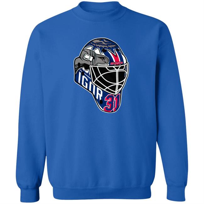 Webleedblue Merch Igor Mask Shirt New York Rangers Webleedblue Merch New York Rangers Igor Mask Shirt