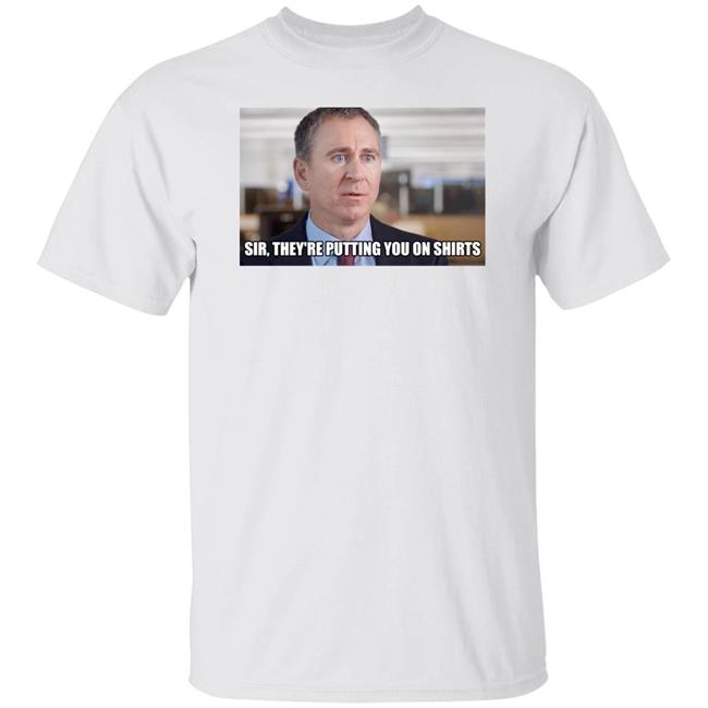 Sir They're Putting You On Shirts Shirt Ken Griffin Ekru Gold