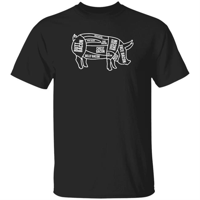 Bullzerk Merch Chris Cillizza Butt Bacon Face Bacon Shirt Bacon Bits Shirt