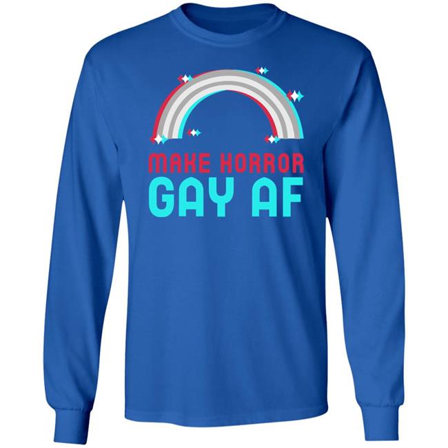 Make Horror Gay Af Shirt CuratorOfHorror Horror Oasis Merch