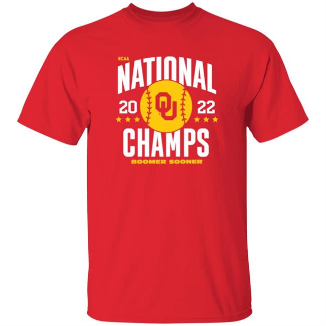 National Champs 2022 Boomer Sooner Shirt 2022 Oklahoma Softball National Champs T Shirt Homefield Apparel Merch