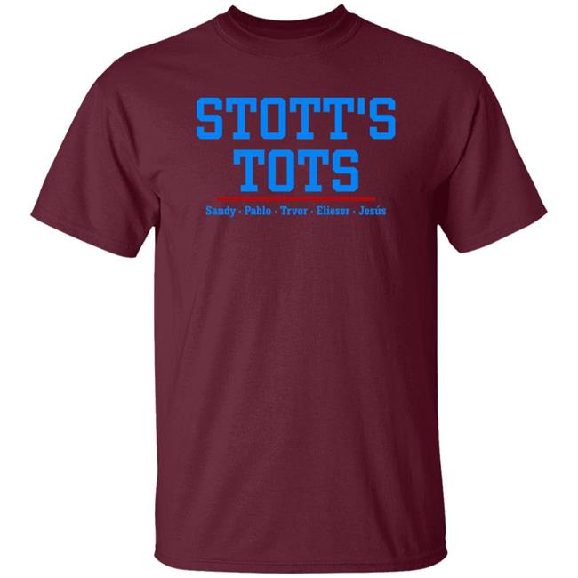 Sandy Alcantara Stott's Tots Sandy Pablo Trevor Elieser Jesus Shirt