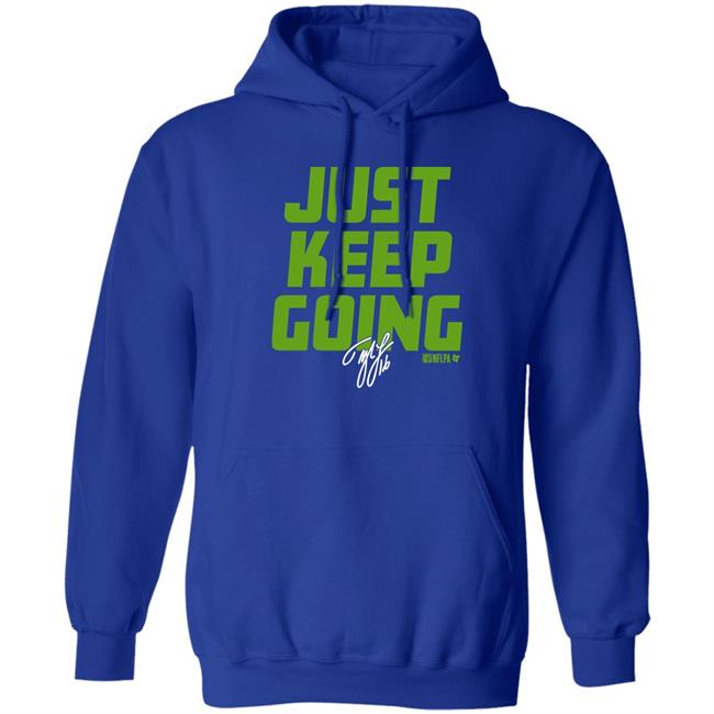 Breakingt Merch Just Keep Going Shirt Tyler Lockett