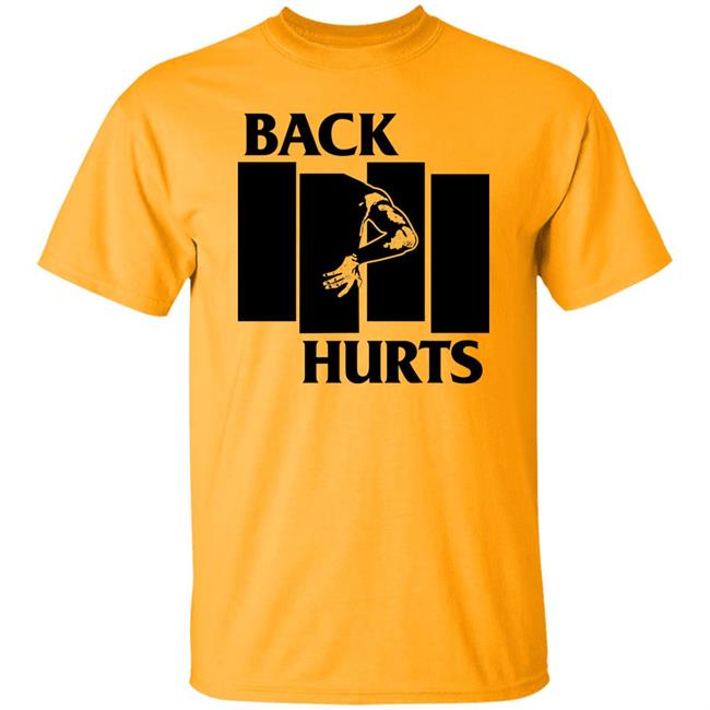 Jeff Melnick Back Hurts Shirt Back Hurts Shirt Jeff Melnick