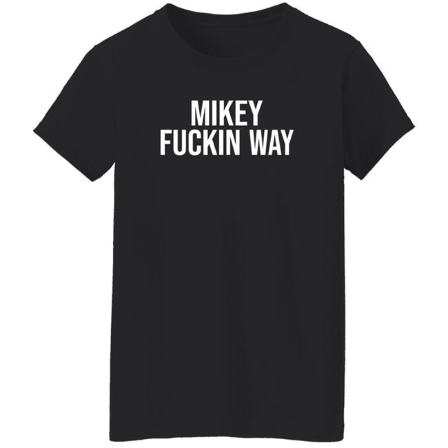 Gerard, Frank, Ray & Mikey My Chemical Romance Merch Mikey Fucking Way Shirt Gerard, Frank, Ray & Mikey Mikey Fucking Way Shirt My Chemical Romance Merch
