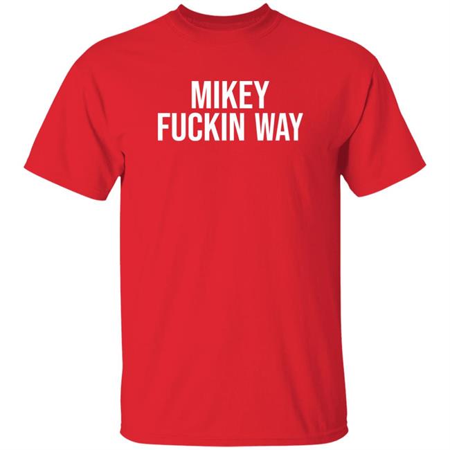 Gerard, Frank, Ray & Mikey My Chemical Romance Merch Mikey Fucking Way Shirt Gerard, Frank, Ray & Mikey Mikey Fucking Way Shirt My Chemical Romance Merch