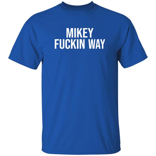 Gerard, Frank, Ray & Mikey My Chemical Romance Merch Mikey Fucking Way Shirt Gerard, Frank, Ray & Mikey My Chemical Romance Merch Mikey Fucking Way Shirt