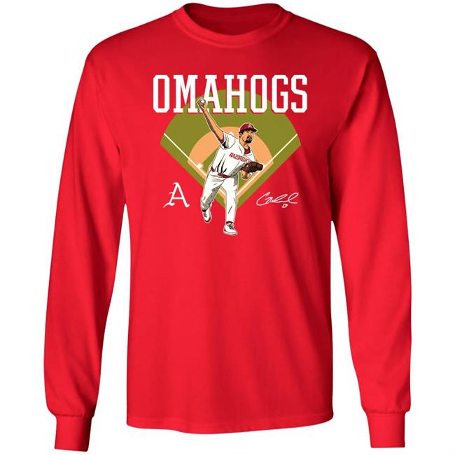 B-Unlimited Arkansas Merch Connor Noland Omahogs Shirt B-Unlimited Arkansas Merch Connor Noland Omahogs Shirt