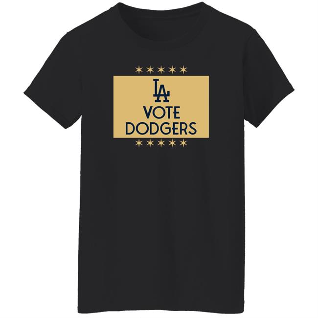 Los Angeles Dodgers Vote Dodgers T-Shirt