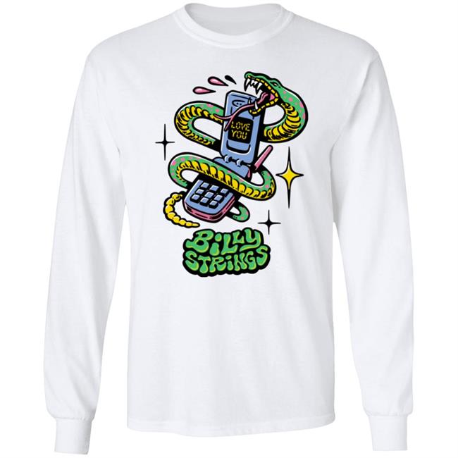 Billy Strings Store Summer 2022 Snake Phone Shirt