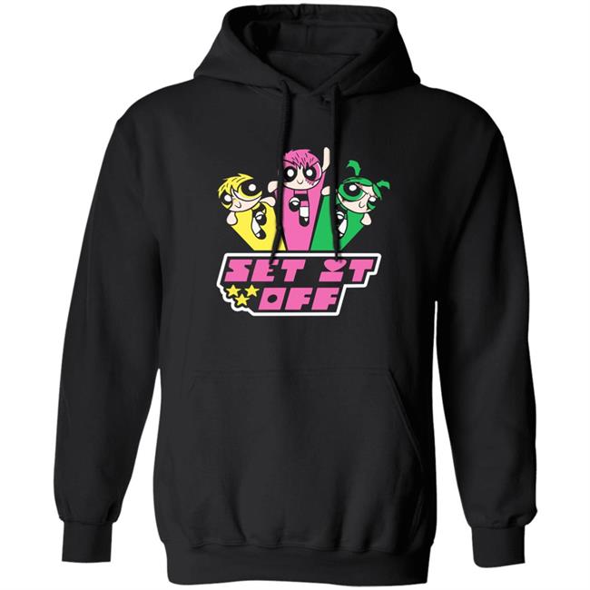 Powerpuff Girls Set It Off Shirt Set It Off Band Merch